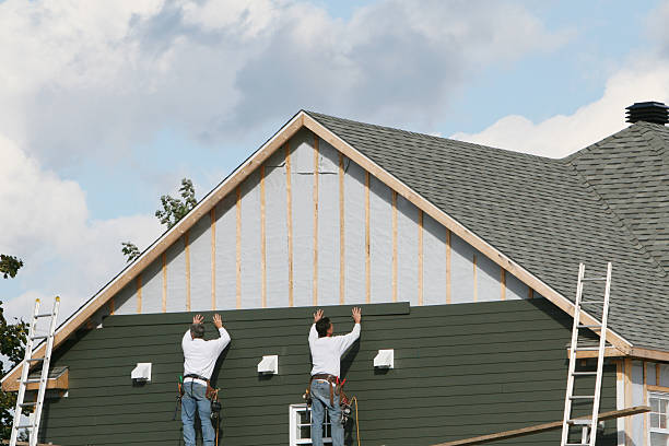 Professional Siding Installation technician working in Madison, MN